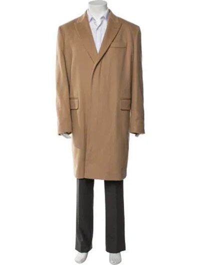 Pre-owned Helmut Lang Vintage Late 1990's - Early 2000's Overcoat W/ Tags In Neutrals