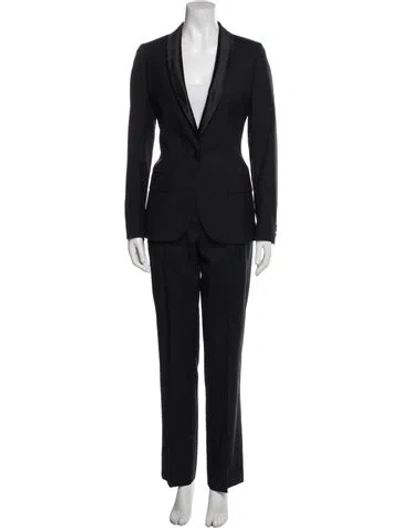 Pre-owned Helmut Lang Vintage Late 1990's - Early 2000's Skirt Suit In Black