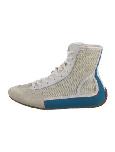 Pre-owned Helmut Lang Vintage Mesh Sneakers In Neutral