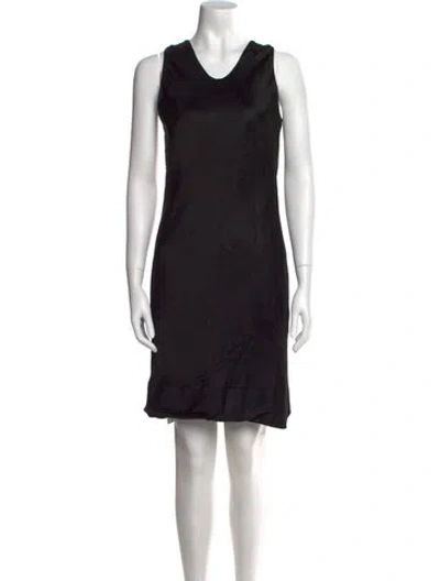 Pre-owned Helmut Lang Vintage Mini Dress In Black