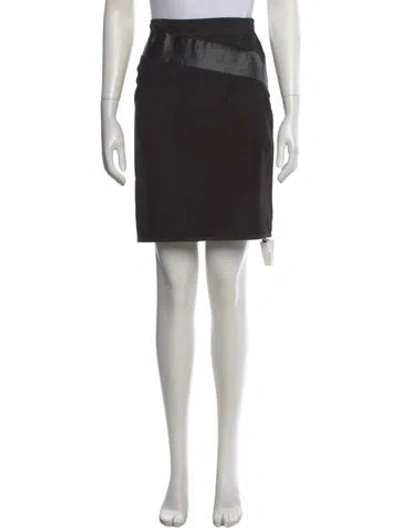 Pre-owned Helmut Lang Vintage Mini Skirt In Black