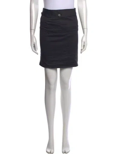 Pre-owned Helmut Lang Vintage Mini Skirt In Black