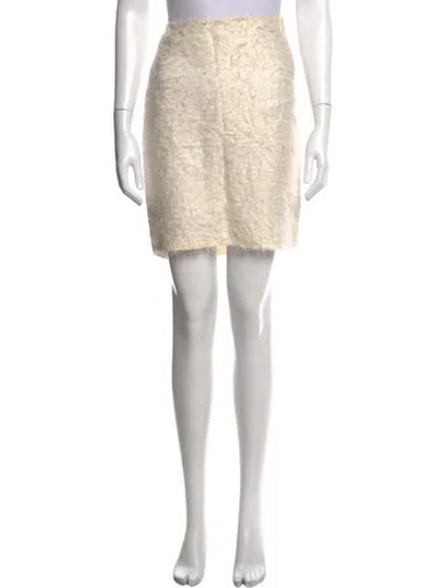 Pre-owned Helmut Lang Vintage Mini Skirt In Neutrals