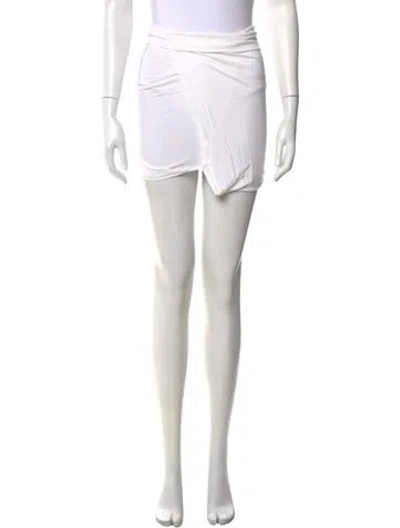 Pre-owned Helmut Lang Vintage Mini Skirt In White