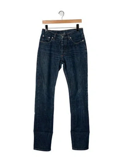Pre-owned Helmut Lang Vintage Straight Leg Jeans In Blue