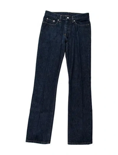 Pre-owned Helmut Lang Vintage Straight Leg Jeans In Blue