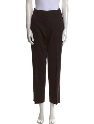 Pre-owned Helmut Lang Vintage Straight Leg Pants In Brown