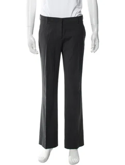 Pre-owned Helmut Lang Vintage Straight Leg Pants In Gray