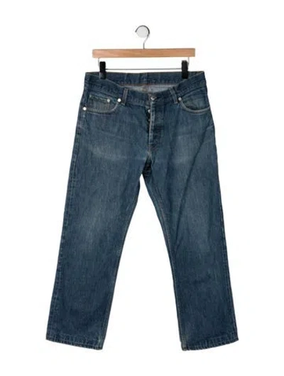 Pre-owned Helmut Lang Vintage Straight-leg Jeans In Blue