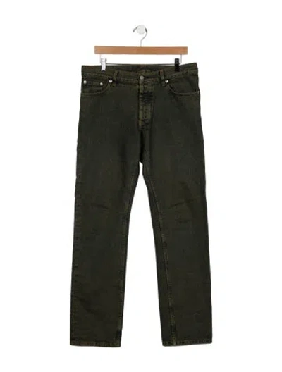 Pre-owned Helmut Lang Vintage Straight-leg Jeans In Gray