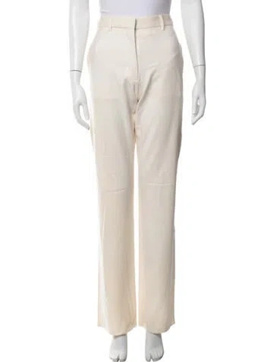 Pre-owned Helmut Lang Vintage Wide Leg Pants In Neutrals