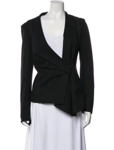 Pre-owned Helmut Lang Virgin Wool Blazer In Black