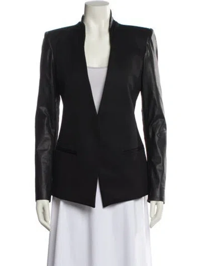 Pre-owned Helmut Lang Virgin Wool Blazer In Black