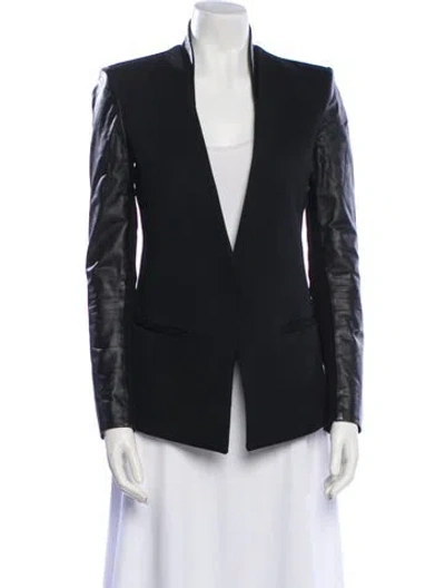 Pre-owned Helmut Lang Virgin Wool Blazer In Black
