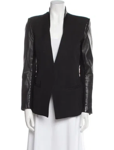 Pre-owned Helmut Lang Virgin Wool Blazer In Black