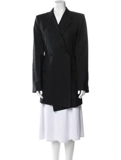 Pre-owned Helmut Lang Virgin Wool Blazer In Black