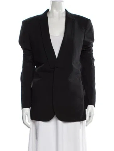 Pre-owned Helmut Lang Virgin Wool Blazer In Black
