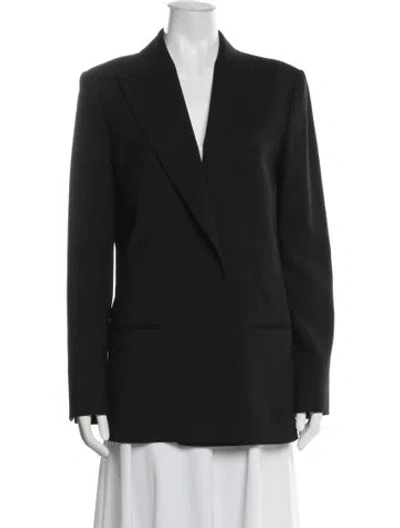 Pre-owned Helmut Lang Virgin Wool Blazer In Black