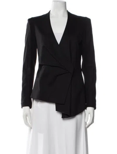 Pre-owned Helmut Lang Virgin Wool Blazer In Black