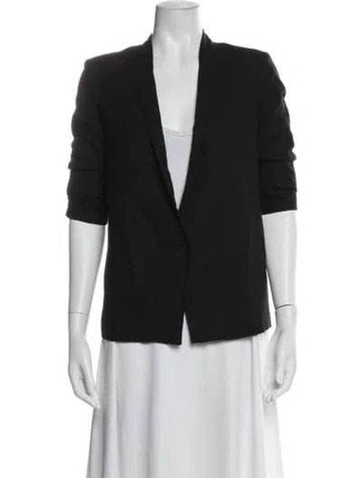 Pre-owned Helmut Lang Virgin Wool Blazer In Black