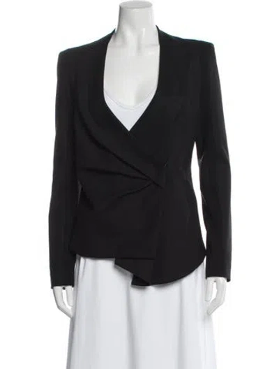 Pre-owned Helmut Lang Virgin Wool Blazer In Black