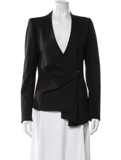 Pre-owned Helmut Lang Virgin Wool Blazer In Black