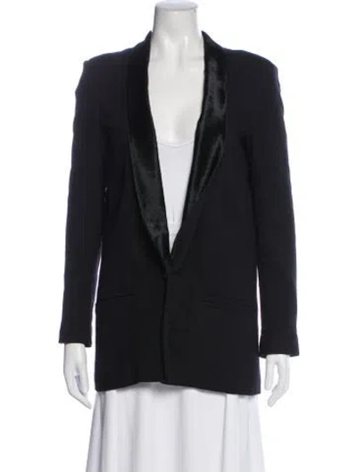 Pre-owned Helmut Lang Virgin Wool Blazer In Black