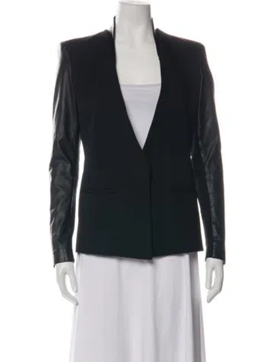 Pre-owned Helmut Lang Virgin Wool Blazer In Black