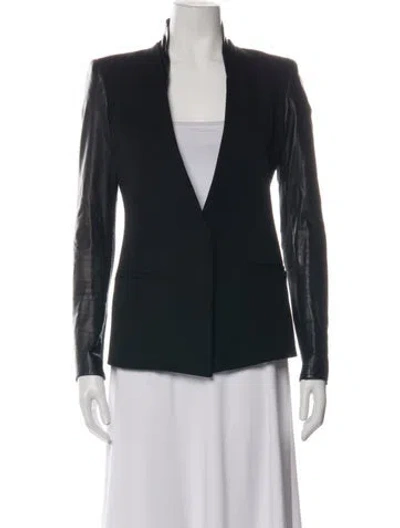 Pre-owned Helmut Lang Virgin Wool Blazer In Black