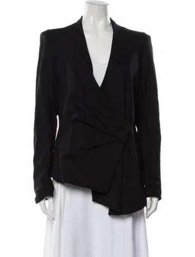 Pre-owned Helmut Lang Virgin Wool Blazer In Black
