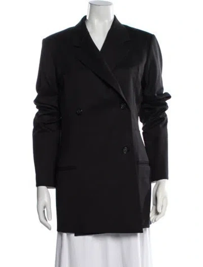 Pre-owned Helmut Lang Virgin Wool Blazer In Black