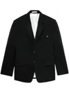 Helmut Lang Virgin Wool Blazer In Black
