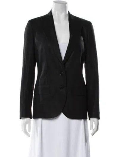 Pre-owned Helmut Lang Virgin Wool Blazer In Blue