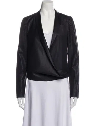 Pre-owned Helmut Lang Virgin Wool Blazer In Blue