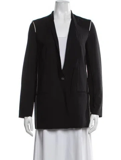 Pre-owned Helmut Lang Virgin Wool Blazer In Gray