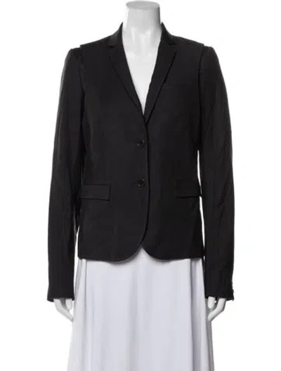 Pre-owned Helmut Lang Virgin Wool Blazer In Gray