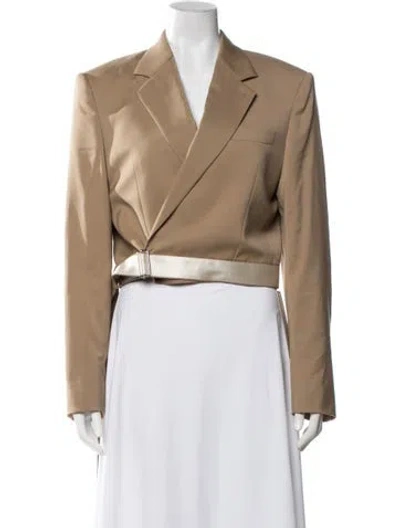 Pre-owned Helmut Lang Virgin Wool Blazer In Neutrals