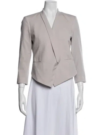 Pre-owned Helmut Lang Virgin Wool Blazer In Purple