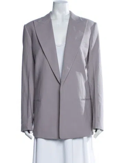 Pre-owned Helmut Lang Virgin Wool Blazer W/ Tags In Grey