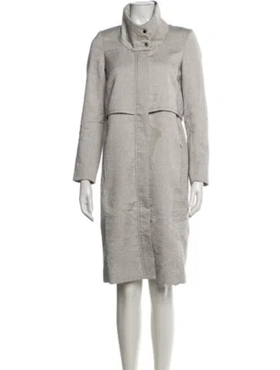 Pre-owned Helmut Lang Virgin Wool Coat In Gray