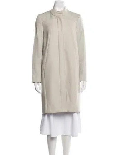 Pre-owned Helmut Lang Virgin Wool Coat In Neutrals