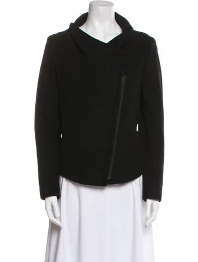 Pre-owned Helmut Lang Virgin Wool Evening Jacket In Black