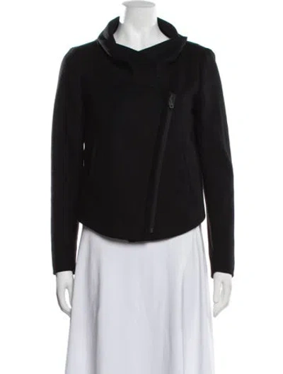 Pre-owned Helmut Lang Virgin Wool Jacket In Black