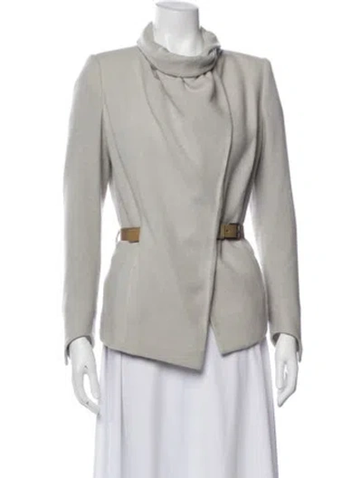 Pre-owned Helmut Lang Virgin Wool Jacket In Gray