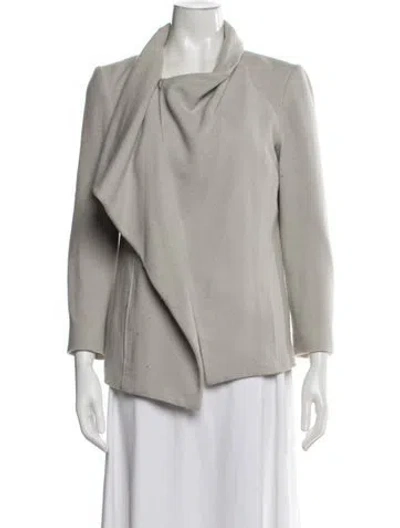 Pre-owned Helmut Lang Virgin Wool Jacket In Grey