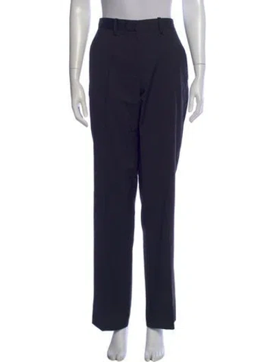 Pre-owned Helmut Lang Virgin Wool Pants W/ Tags In Black