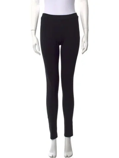Pre-owned Helmut Lang Virgin Wool Skinny Leg Pants In Black