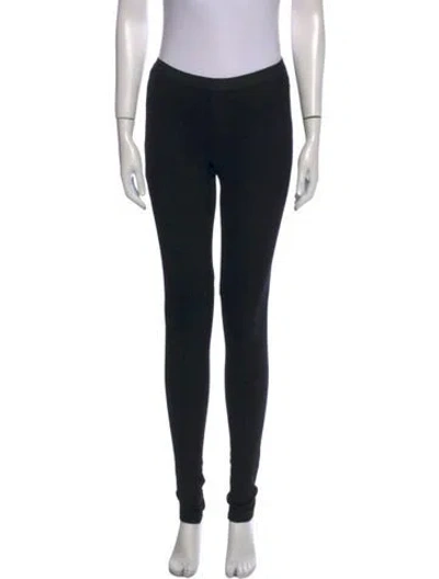 Pre-owned Helmut Lang Virgin Wool Skinny Leg Pants In Blue