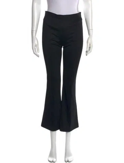 Pre-owned Helmut Lang Virgin Wool Straight Leg Pants In Black