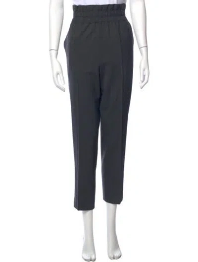 Pre-owned Helmut Lang Virgin Wool Straight Leg Pants In Gray